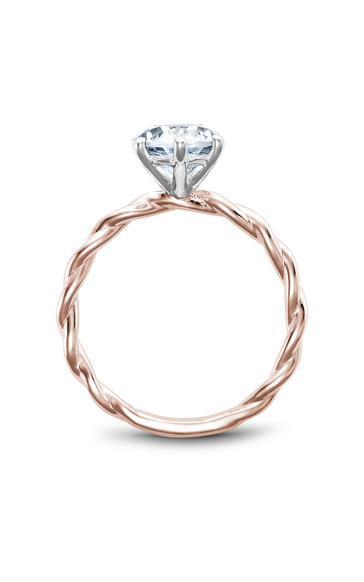 Noam Carver Twist Band Engagement Ring B167-01RWA