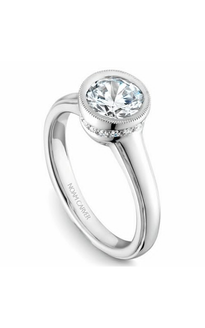 Noam Carver Bezel Engagement Ring B025-01A