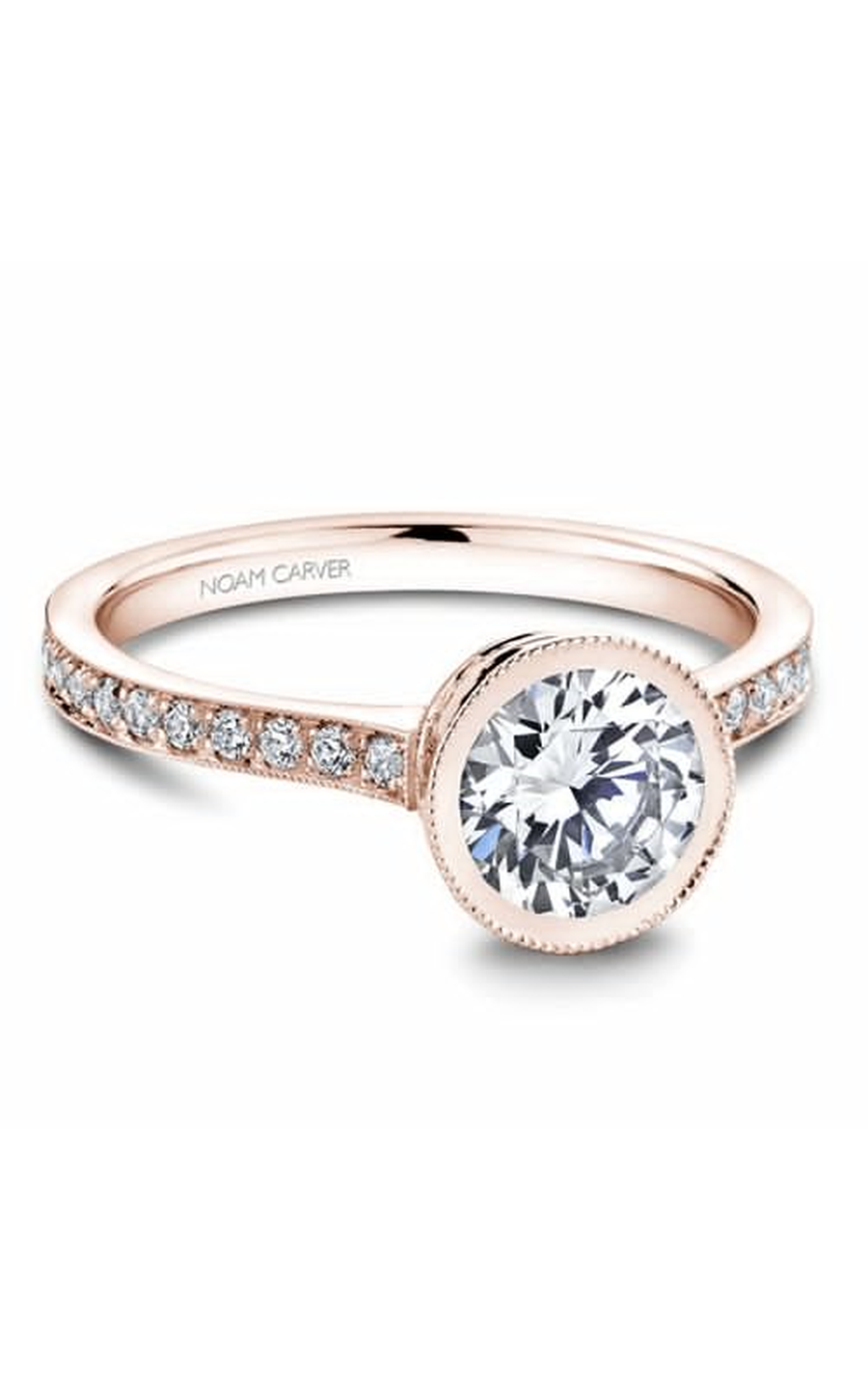 Noam Carver Bezel Engagement Ring B025-02RA