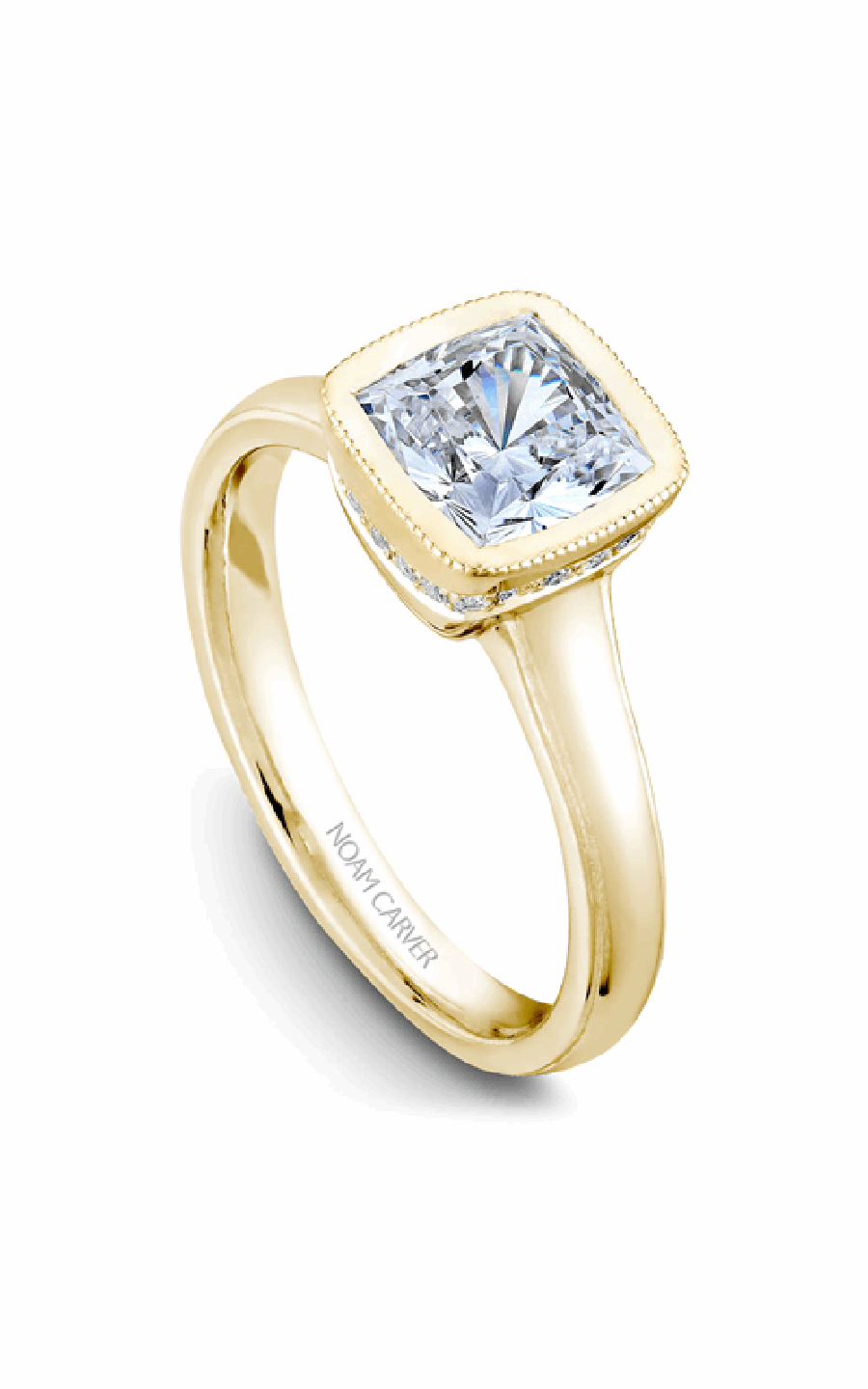 Noam Carver Bezel Engagement Ring B026-01YA