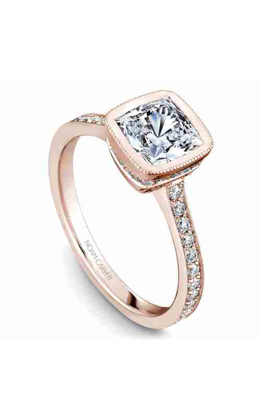 Noam Carver Bezel Engagement Ring B026-02RA