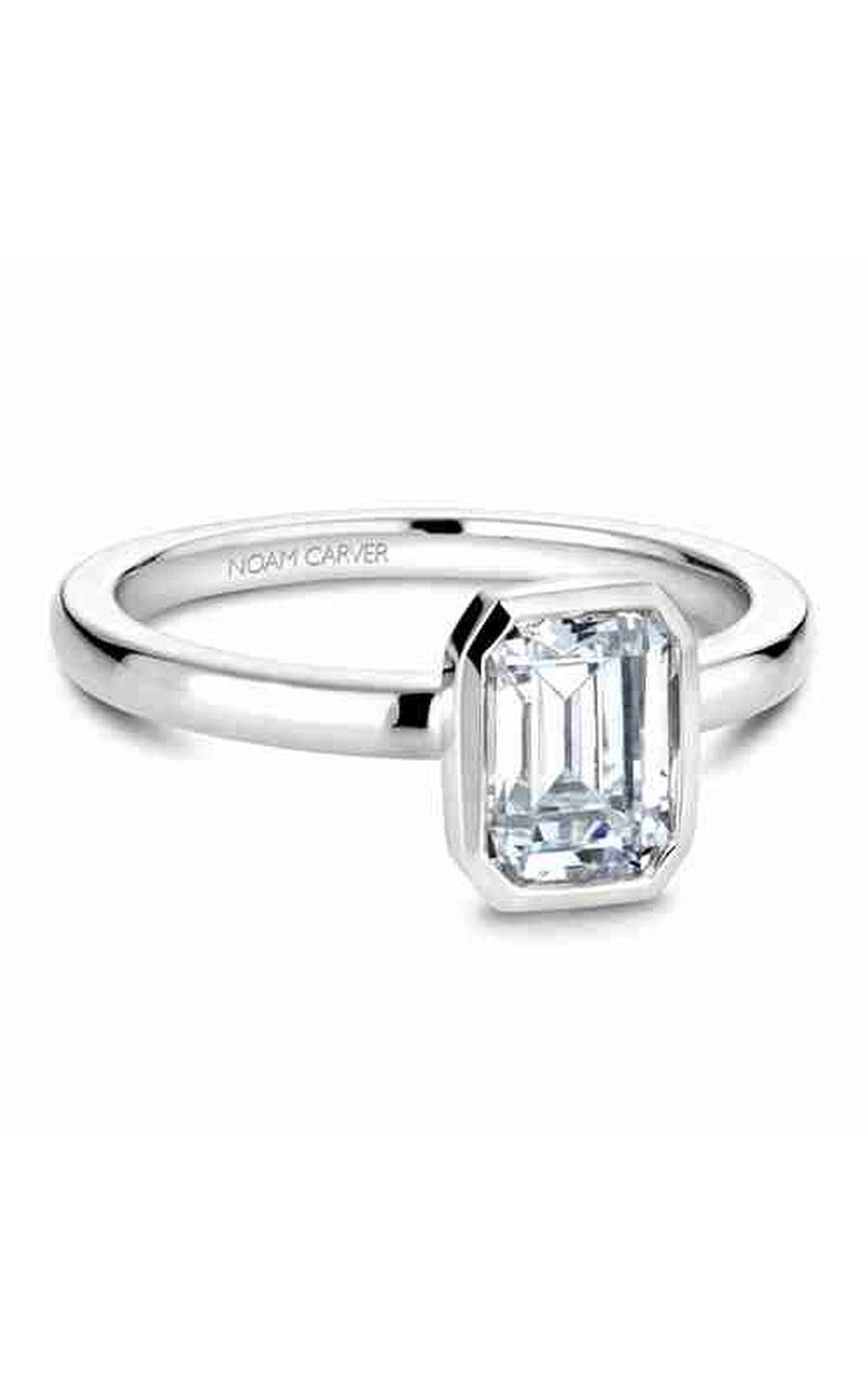 Noam Carver Bezel Engagement Ring B095-03A