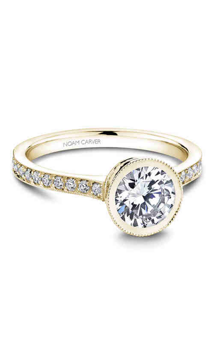 Noam Carver Bezel Engagement Ring B025-02YA