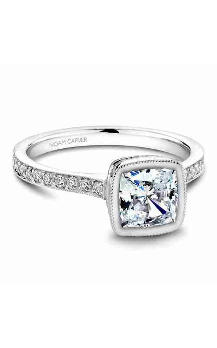 Noam Carver Bezel Engagement Ring B026-02A