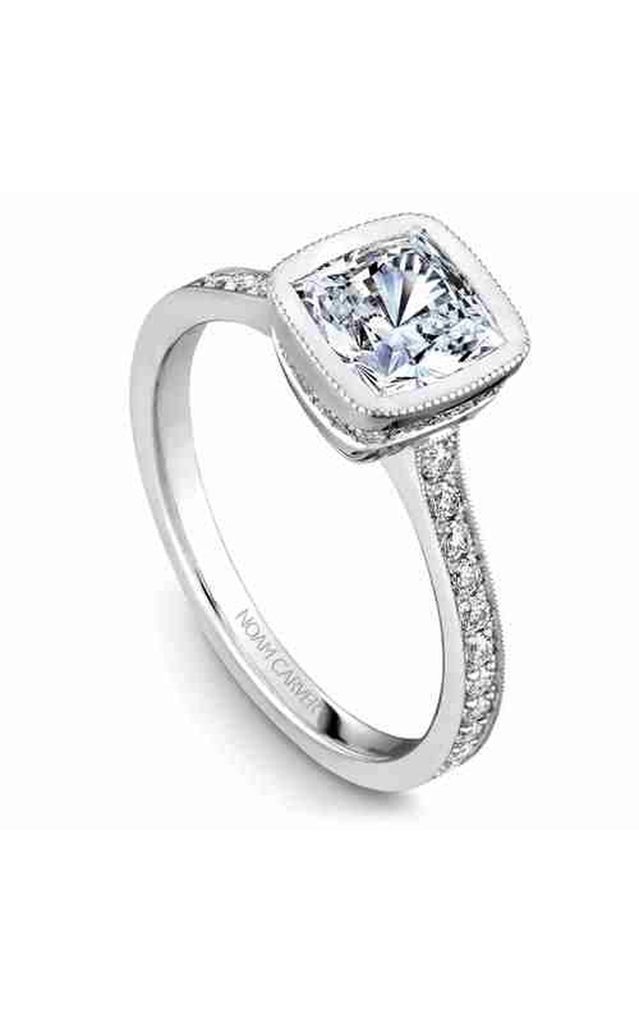 Noam Carver Bezel Engagement Ring B026-02A