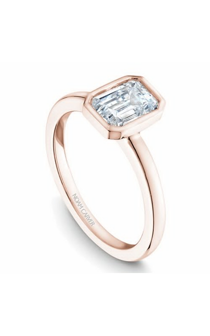 Noam Carver Bezel Engagement Ring B095-03RA