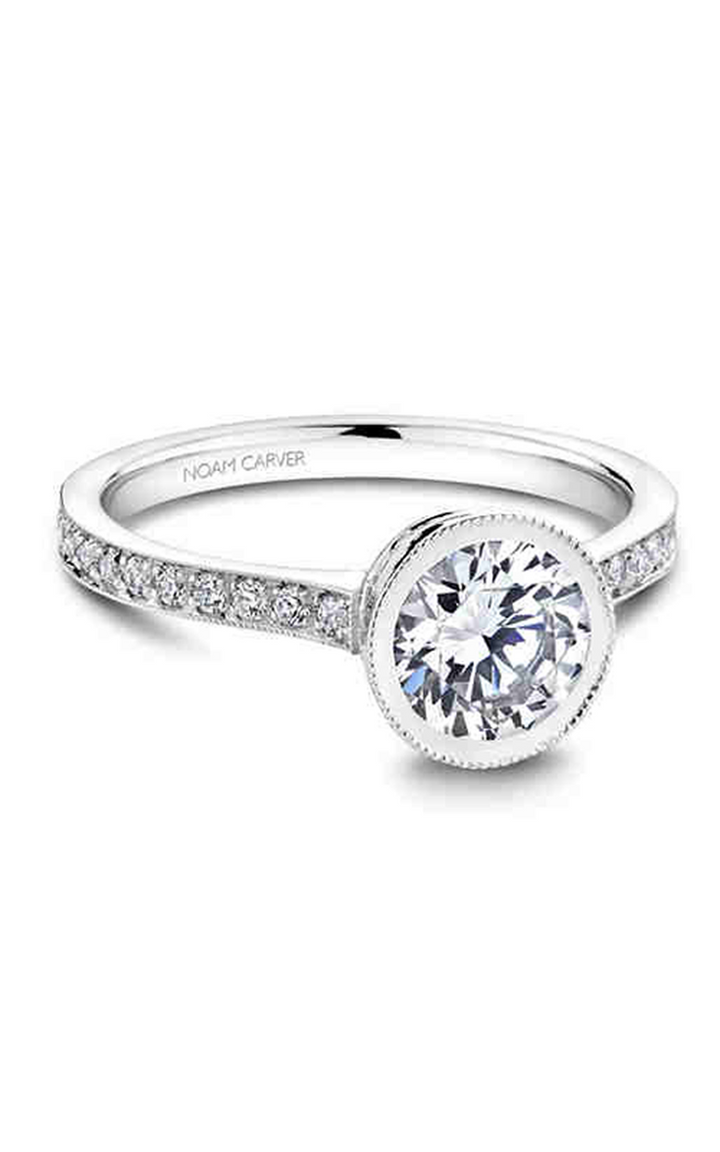 Noam Carver Bezel Engagement Ring B025-02A