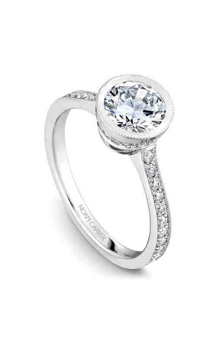 Noam Carver Bezel Engagement Ring B025-02A