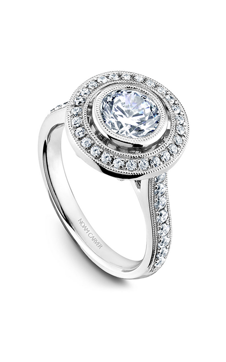 Noam Carver Bezel Engagement Ring R040-02A