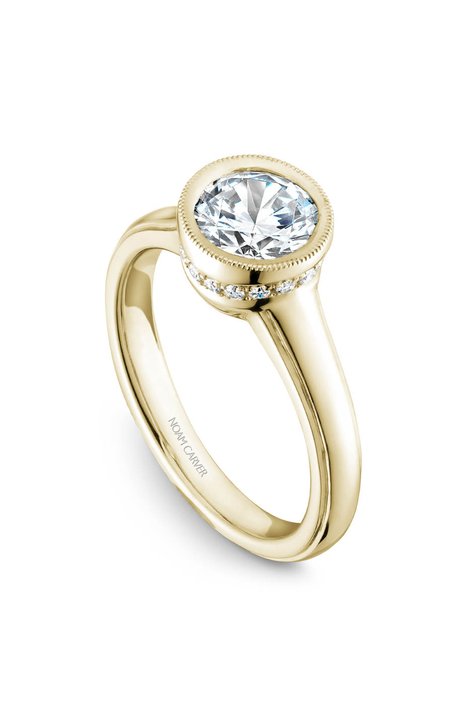 Noam Carver Bezel Engagement Ring B025-01YA