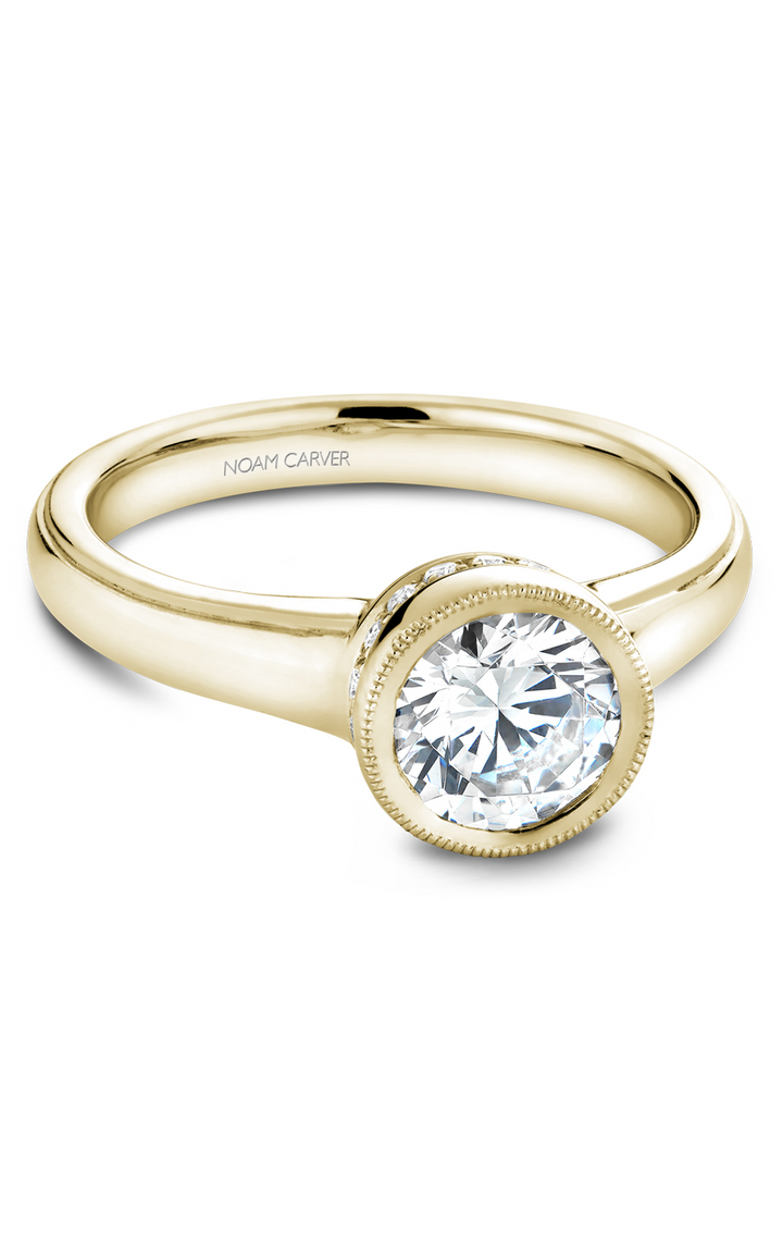 Noam Carver Bezel Engagement Ring B025-01YA