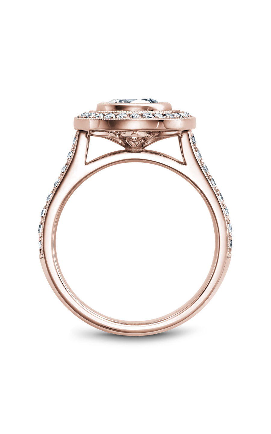 Noam Carver Bezel Engagement Ring R040-02RA