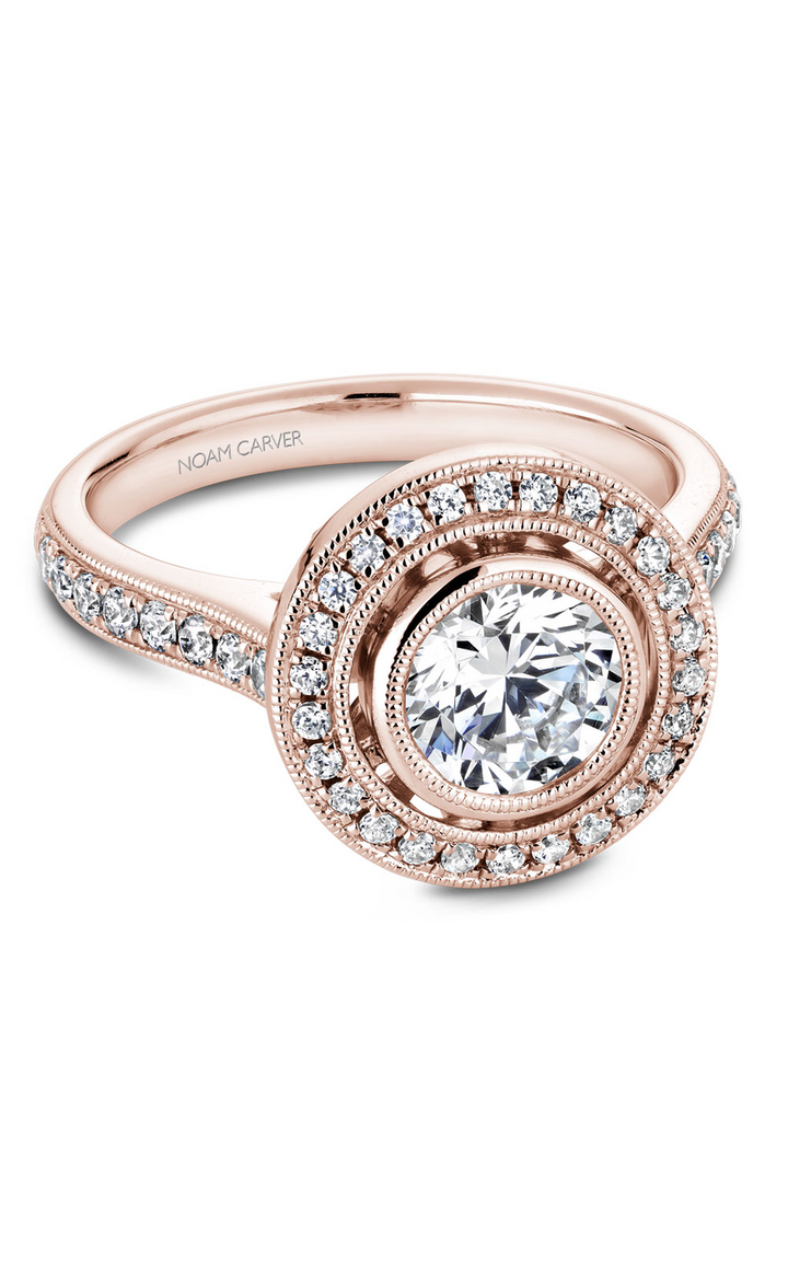 Noam Carver Bezel Engagement Ring R040-02RA