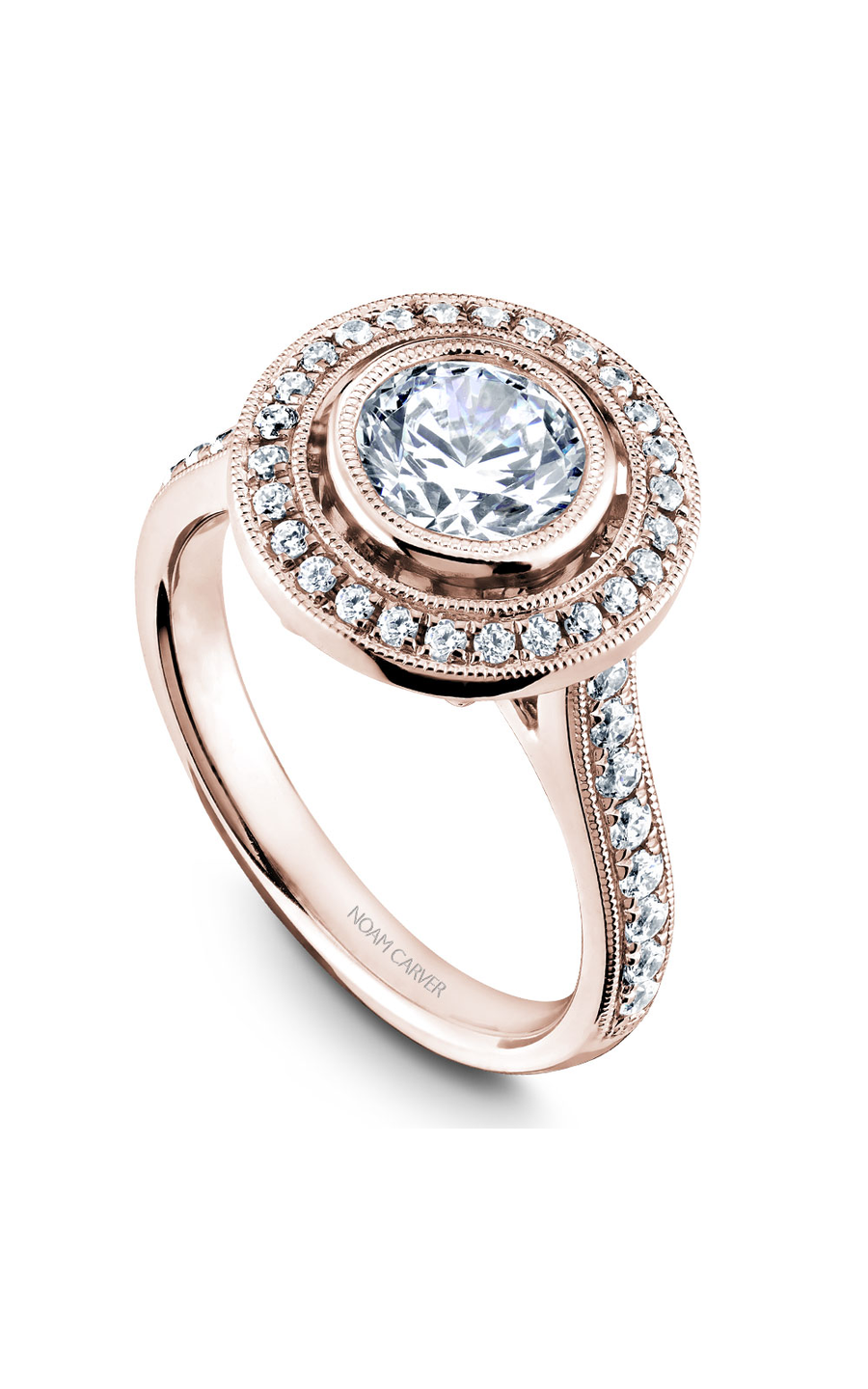 Noam Carver Bezel Engagement Ring R040-02RA