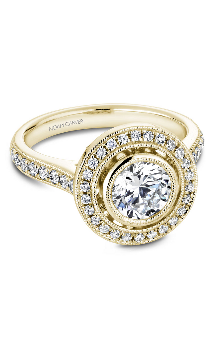 Noam Carver Bezel Engagement Ring R040-02YA