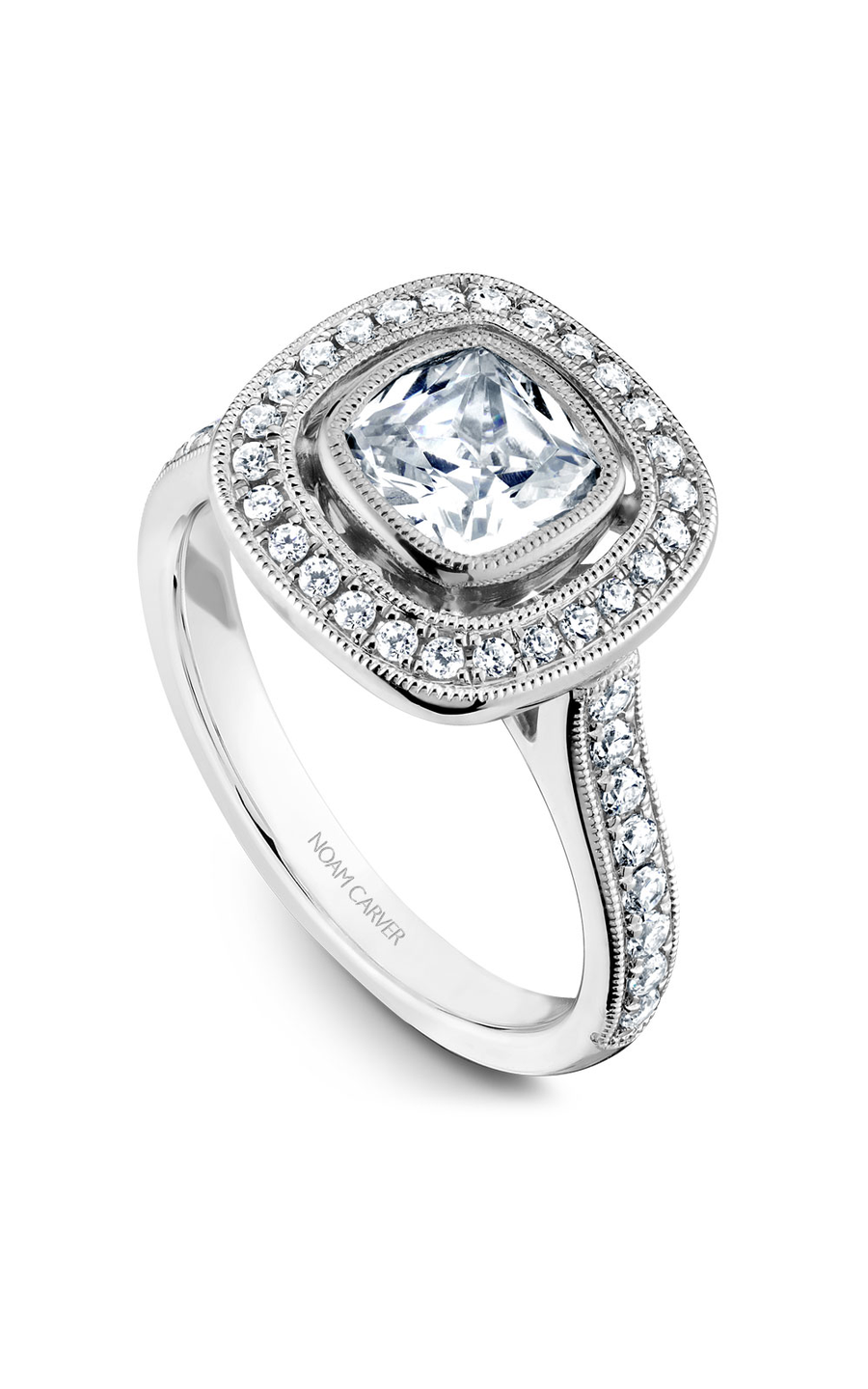 Noam Carver Bezel Engagement Ring R040-03A