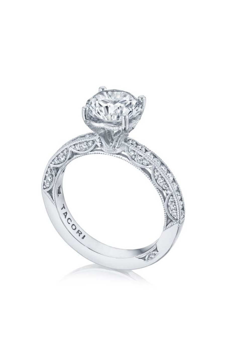 TACORI Classic Crescent Engagement Ring HT2553RD8W