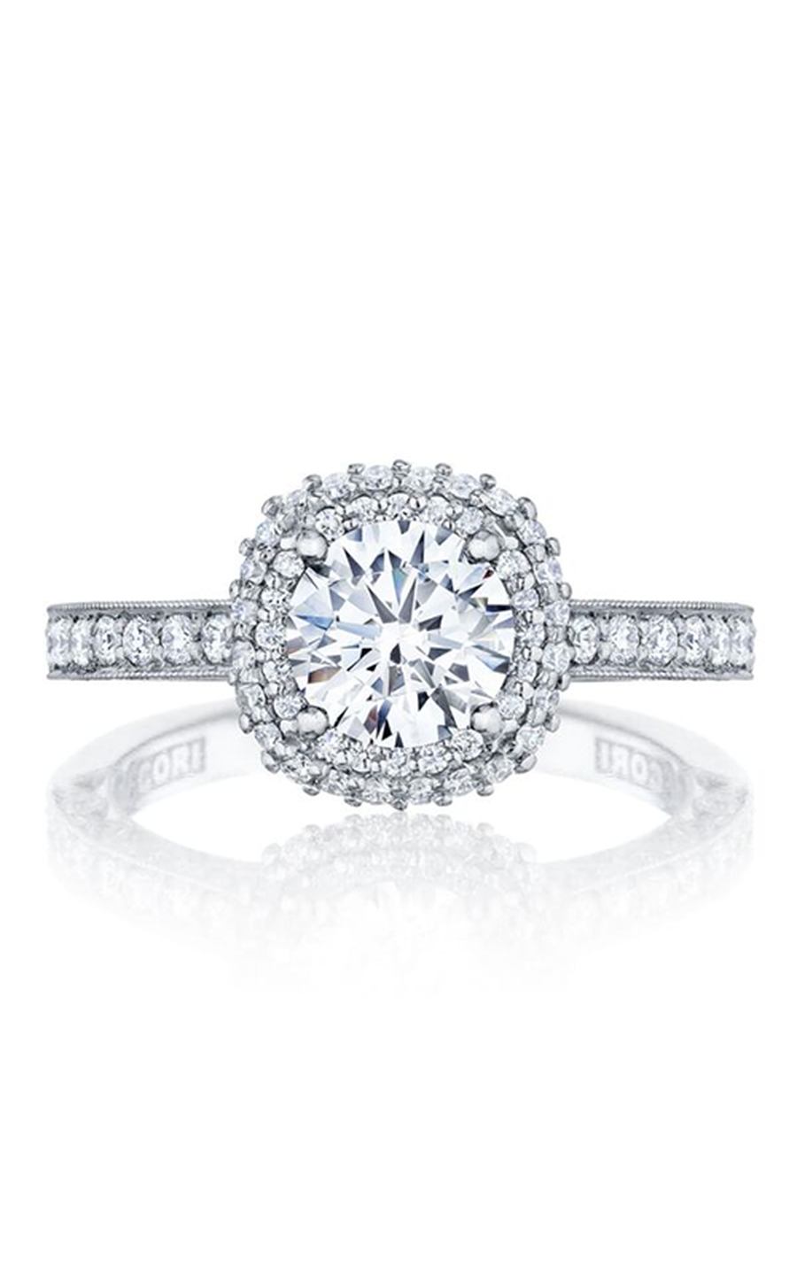 TACORI Classic Crescent Engagement Ring HT2522CU65