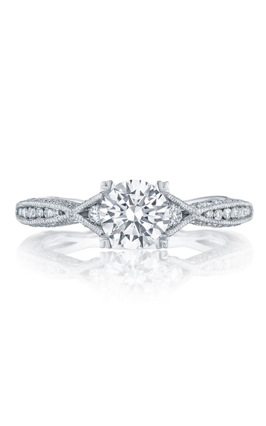 TACORI Classic Crescent Engagement Ring 2645RD612