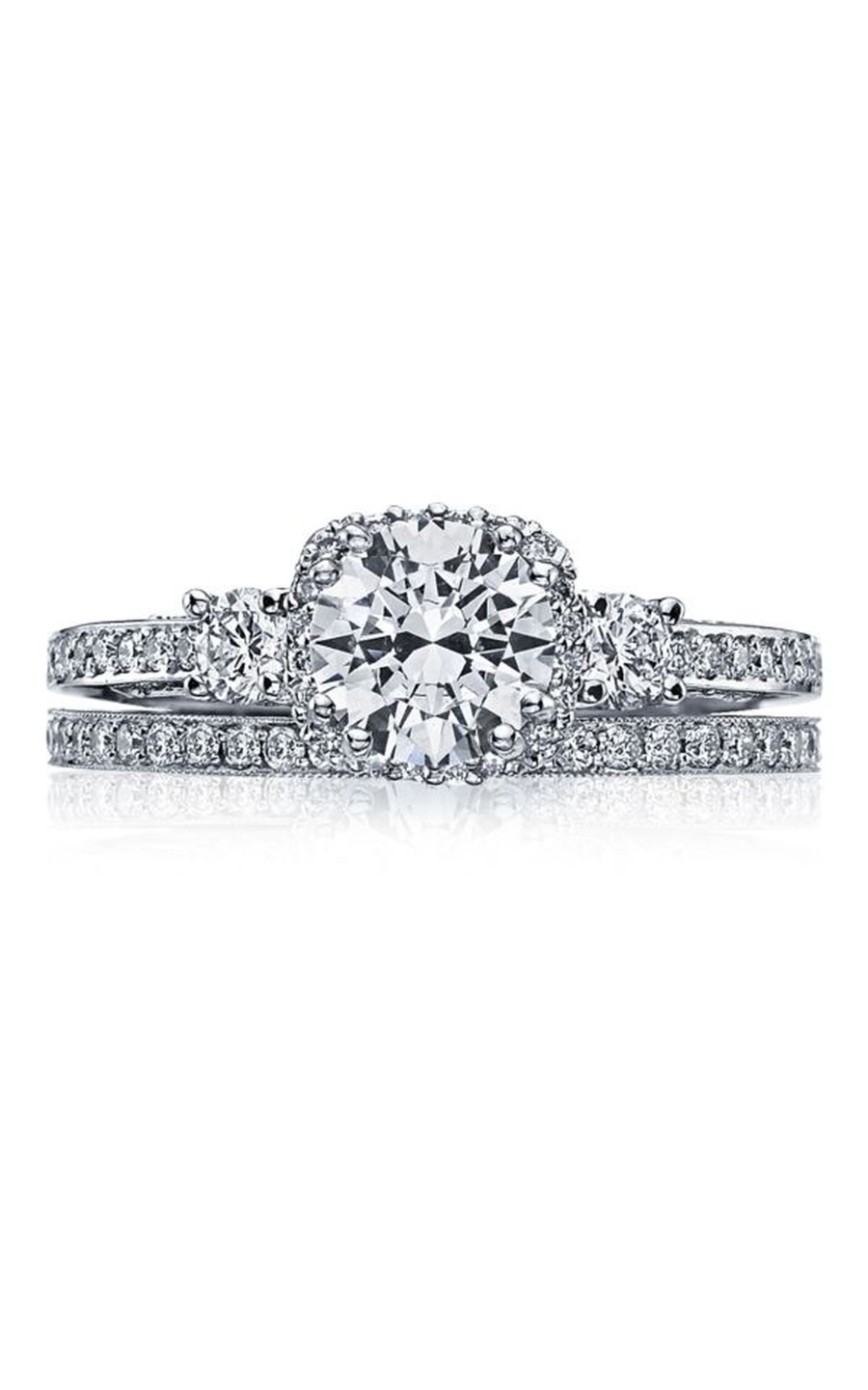 TACORI Dantela Engagement Ring 2623RDSMPW