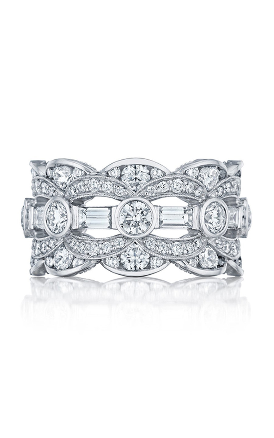 TACORI Sculpted Crescent Wedding Band HT2618B