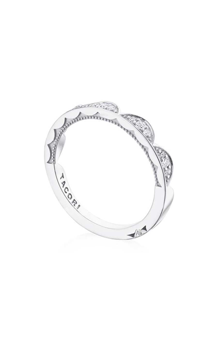 TACORI Sculpted Crescent Wedding Band 2675B12W