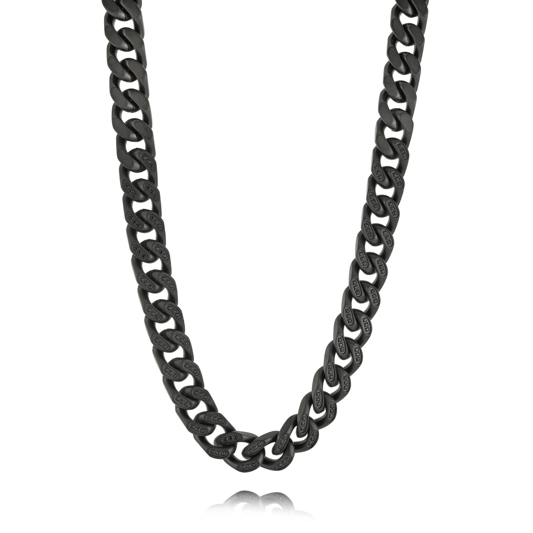 Italgem Curb Link Chain Necklace 9.4mm at Golden Tree Jewellers