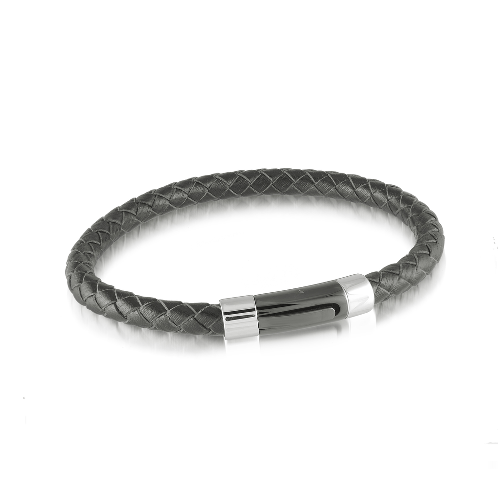 Italgem Round Leather Bracelet 6mm at Golden Tree Jewellers