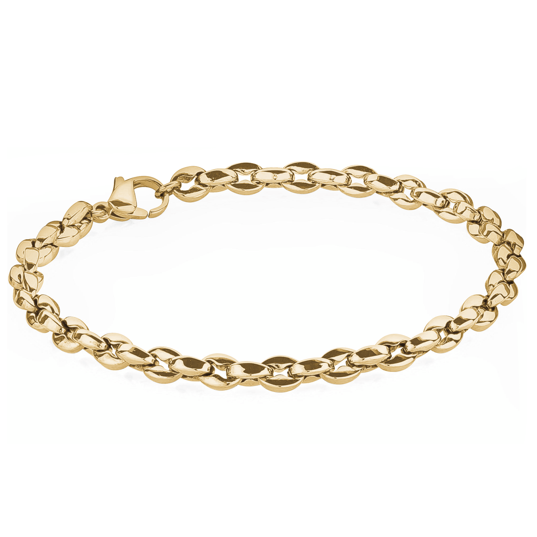 Italgem Oval Link Bracelet 4.5mm at Golden Tree Jewellers