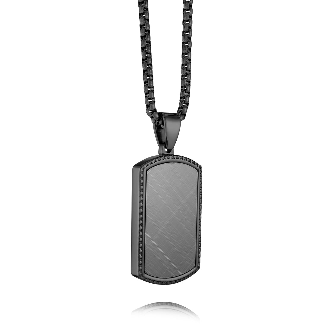 Italgem Twill Army Dog Tag Pendant at Golden Tree Jewellers