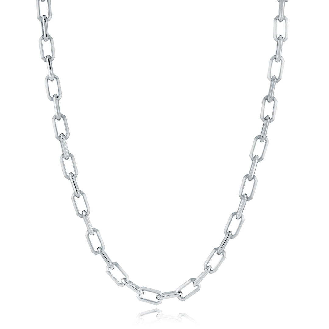 Italgem Rectangular Link Chain 6.5MM at Golden Tree Jewellers