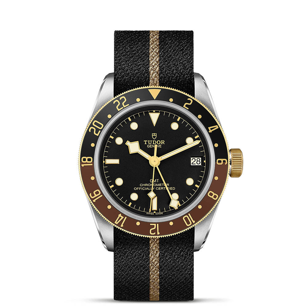 TUDOR Black Bay GMT S&G 41 mm M79833MN-0004 at Golden Tree Jewellers, an Official Tudor Retailer