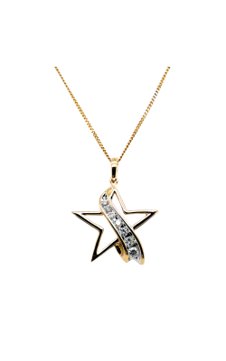 Shining Star Necklace Yellow Gold 